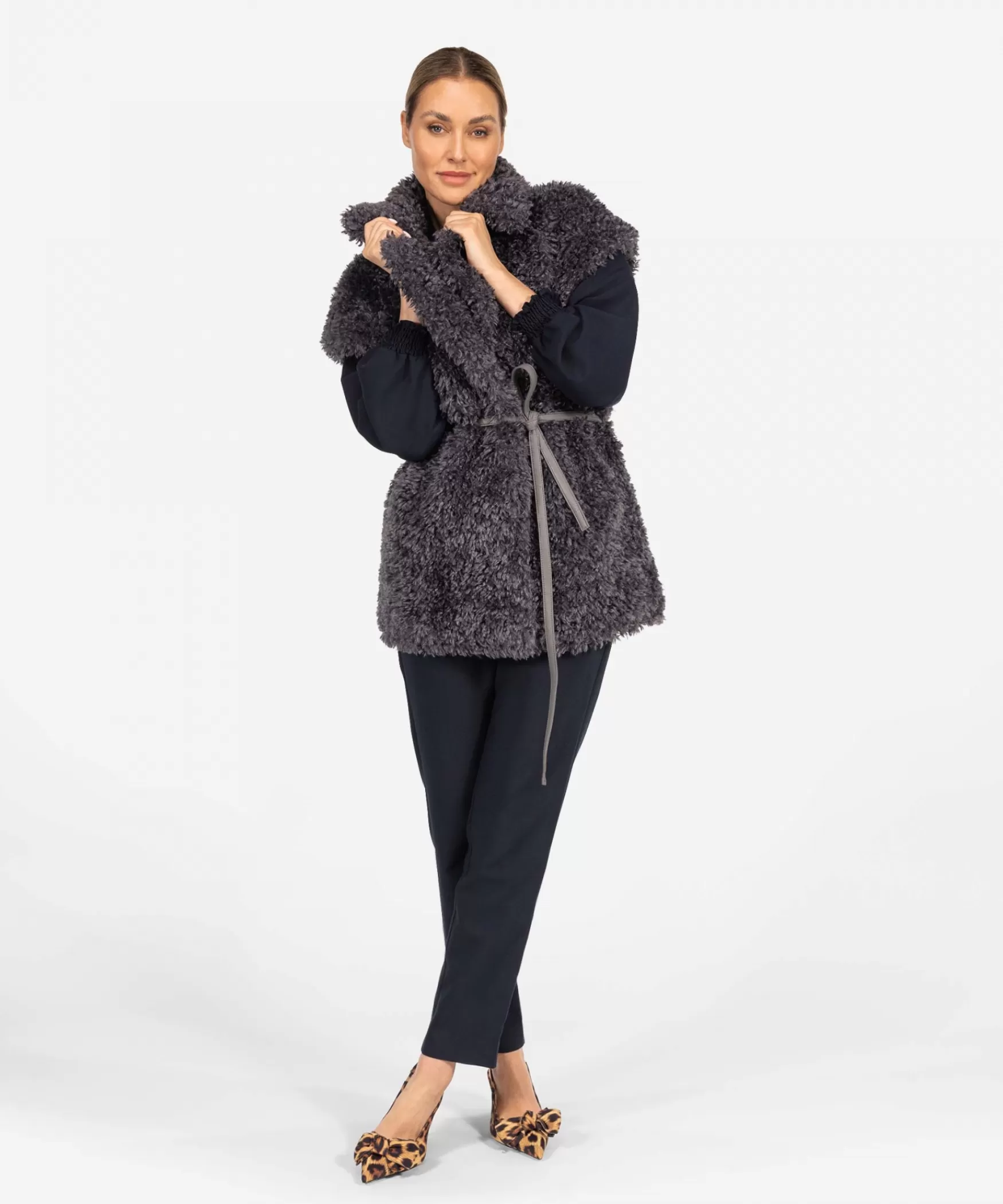 IBANA Cilka - teddy | < Faux Fur | Gilet