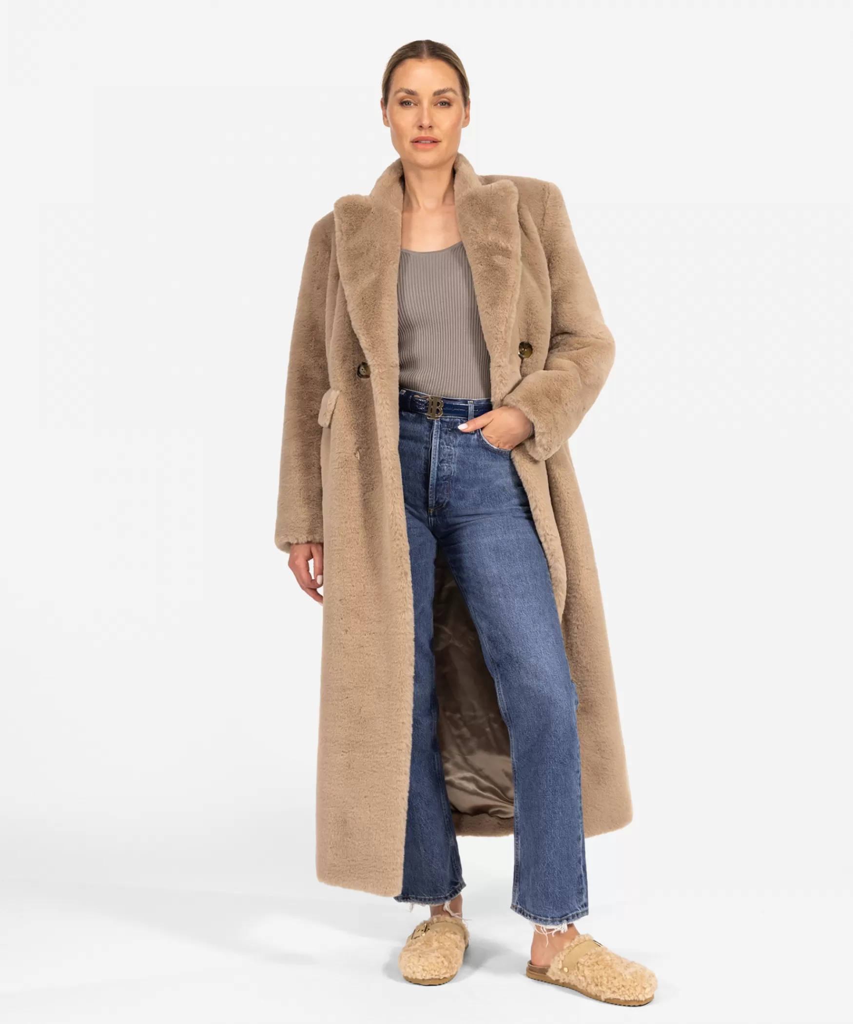 IBANA Clara | Beige< Faux Fur