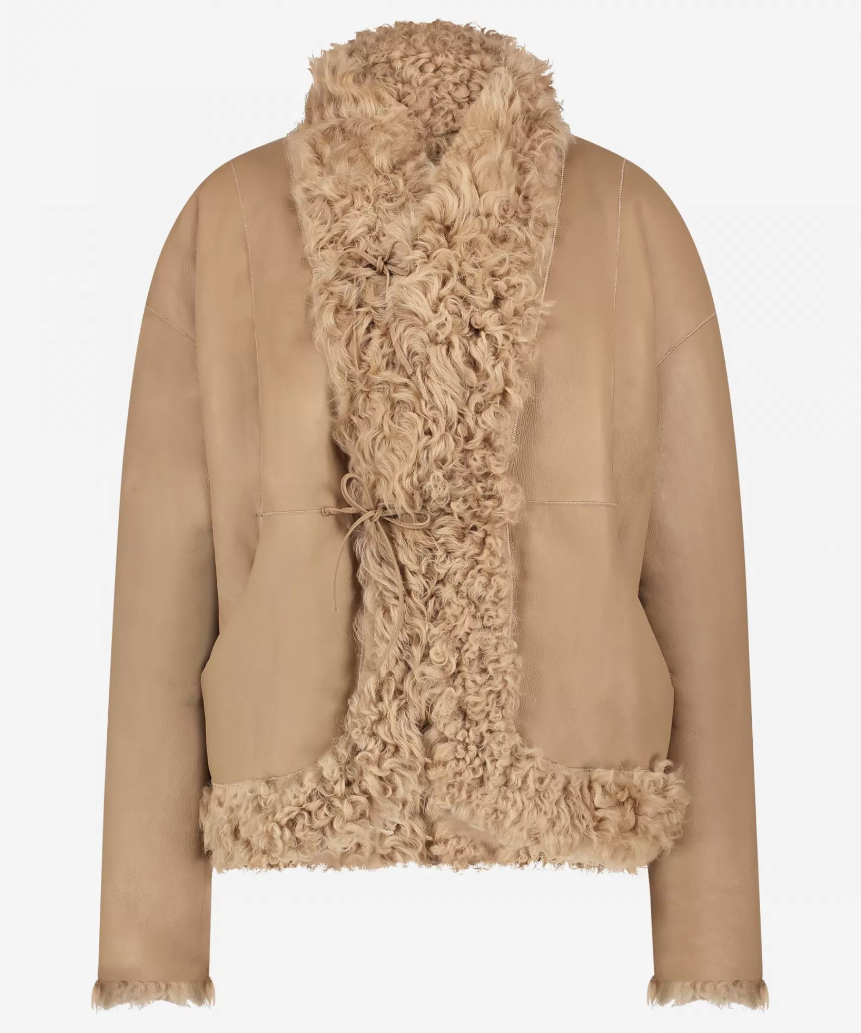 curly__beige_26402.webp IBANA Curly | Beige< Leren Jassen | Lammy