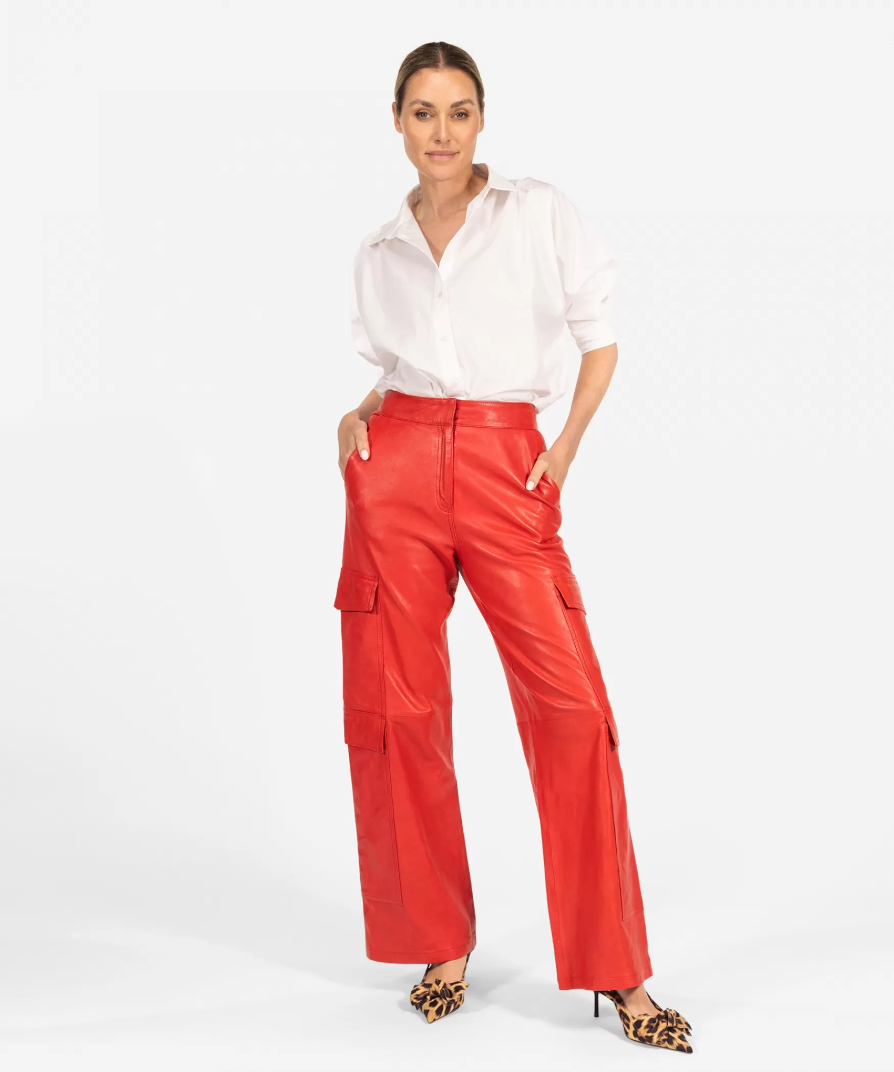 IBANA Pem | Red Bomb< High Waist | Wide Fit