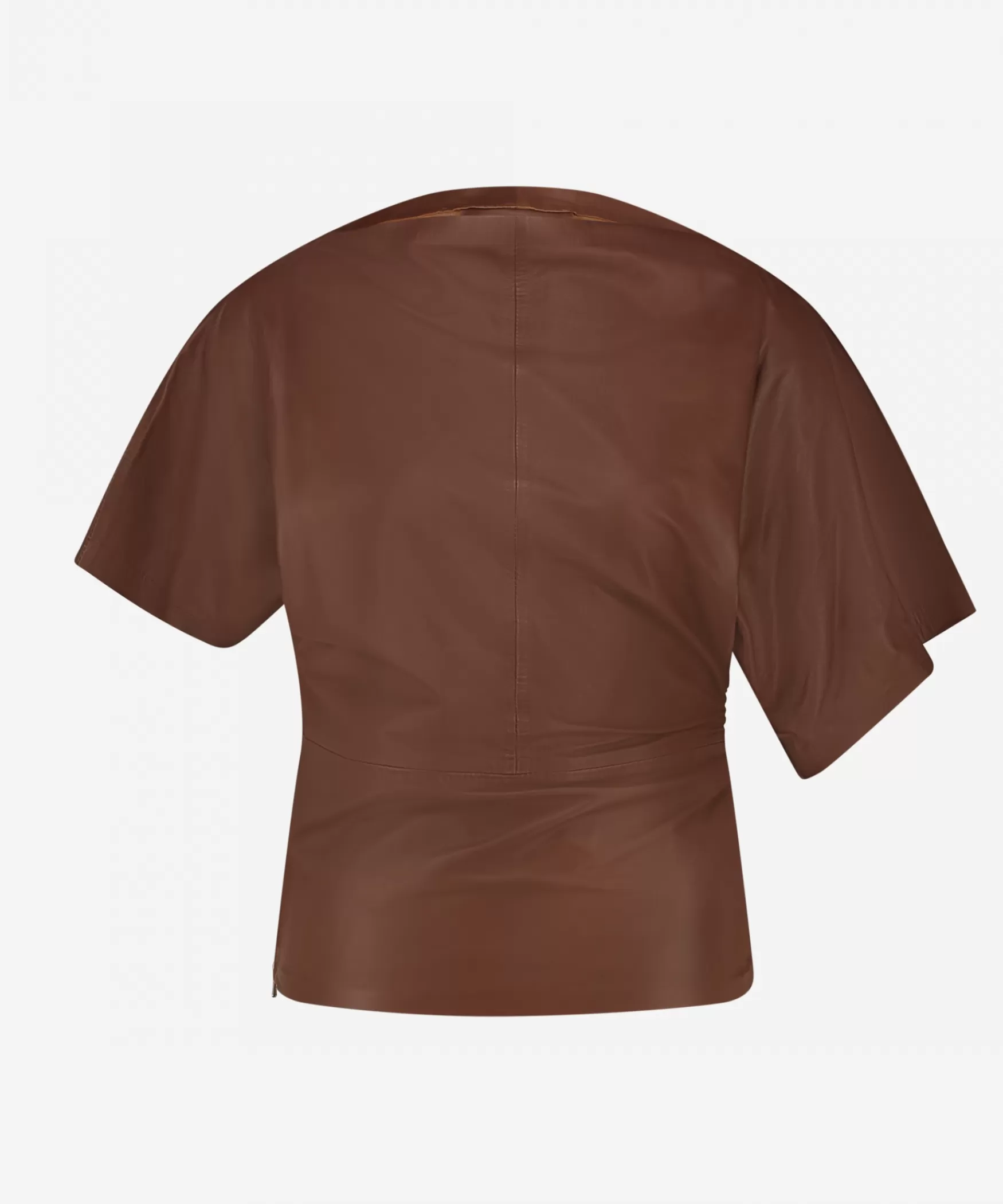 IBANA Tamiera | Hazelnut< Tops | Leren Tops En Blouses